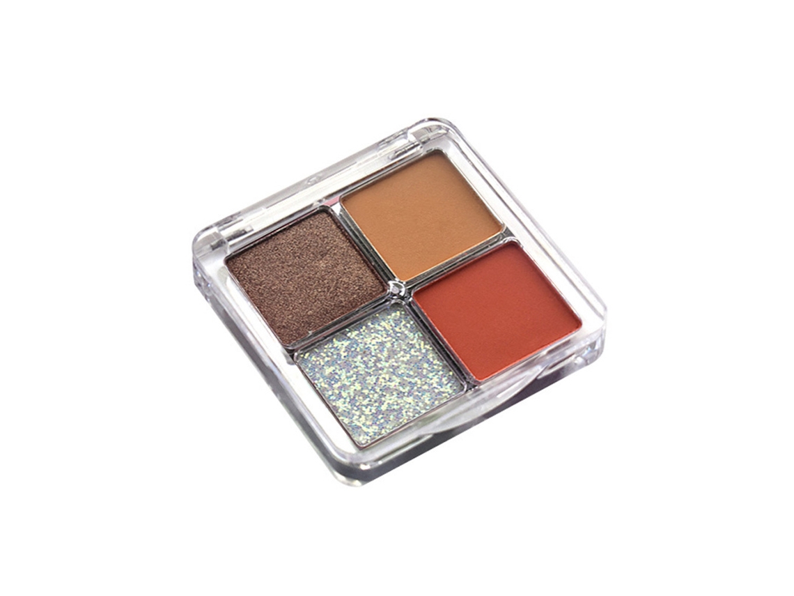Paleta De Sombras Para Olhos Holográfica Com Glitter