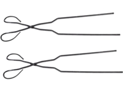 Pinças Longas De 2 Peças Para Churrasco E Camping, Pinças Para Aquecimento, Utensílio De Cozinha Resistente Ao Calor