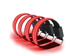 Pulseiras Luminosas para Braço Usb Refletivas Business 4pcs