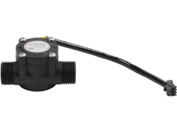 Sensor De Fluxo Água Yf S201 Com Alta Resistência À Pressão Até 1, 75mpa, Rosca G1 2 Bspt, Medidor Vazão Para