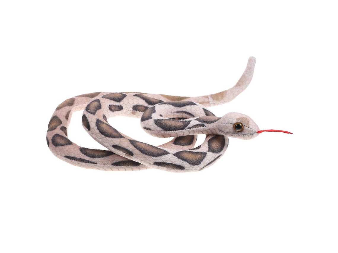 Brinquedo De Pelúcia Serpente Marrom, 110cm, Prank E Decoração