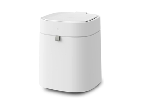 Lixeira inteligente T Air X, branca, 13,5 L | Balde para fraldas | Autovedante, ativada por movimento, recarregável, para cidades pequenas