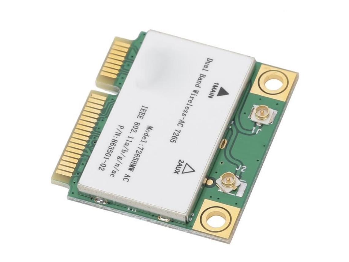 HURRISE Mini Placa Wifi Pci-E Placa Wifi Mini Placa Wifi Pci-E Placa de Rede Wi-Fi Placa de Rede de Computador de Banda Dupla