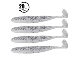 Isca de Pesca Soft 7.5cm Luminosa 20 Peças