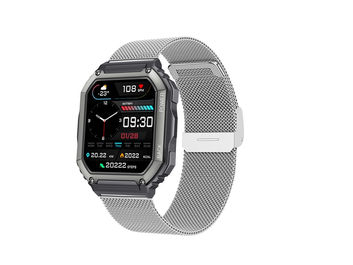 Smartwatch YDCY Kr06 Prateado