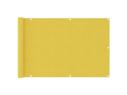 Vidaxl Tela De Varanda 90x400 Cm Pead Cor Amarelo