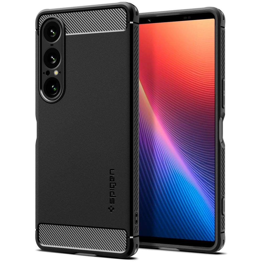 Capa Spigen Rugged Armor Para Sony Xperia 1 Vii, Protetora E Antiderrapante