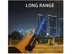 Lanternas Recarregáveis de Alto Lúmen Lanterna Led Super Brilhante Usb C Tática com Zoom 10 Modos para Emergência Preta Bisbisous VIGA EUROPE