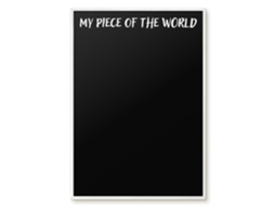 Magnetic Board My Piece Of The World For The Living Room Espelharte (70x100 Cm)