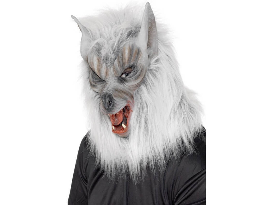 Máscara DISFRAZZES Lobo Prateado