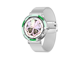 Smartwatch (aço Milano Prateado) Para Saúde Feminina, Monitoramento Do Sono E Chamadas Bluetooth