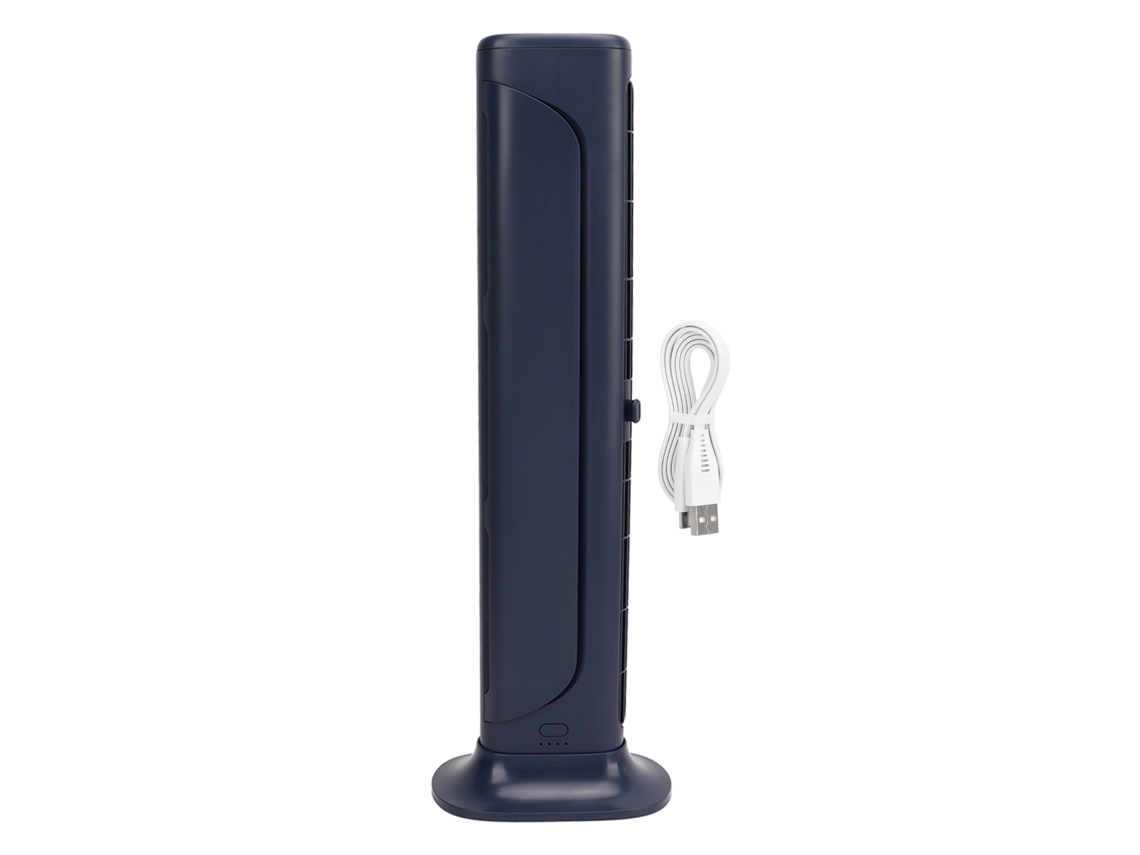 Ventilador Clip para Monitor Sem Hélices 3 Velocidades Recarregável Pequeno para Escritório Azul | S/MARCA