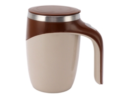 Xícara de mistura automática magnética 380ml anti derrame bateria café aço inox 304 | S/MARCA
