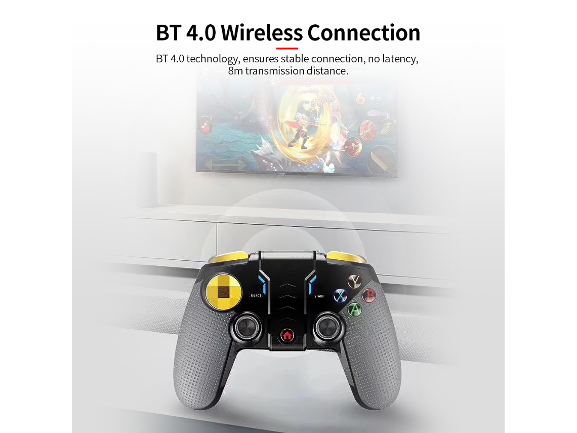 Controle Sem Fio Ipegapg-9116 Bt 4.0 Para Smartphone Android E Computador Windows Pc