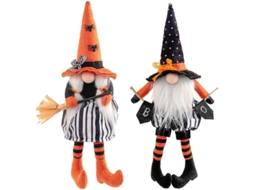 2pcs Enano De Halloween Para Decoración De Bandejas De Niveles En Cocina Rural Hogar, Multicolor