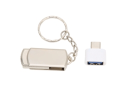 Pen Drive Usb (dual Propósito Para Celular E Computador Com Portachave)