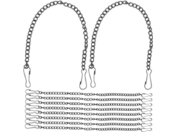 Kit de 10 Correntes Metálicas para Pendurar Plantas, Versáteis, Longas,s e Leves, para Decoração de Interiores e CHABERLU