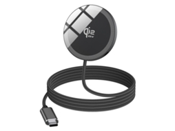 Carregador Portátil Magnético Sem Fio 25w com Interface Tipo C compatível com iPhone 12 a 17 preto XIAOMOYU