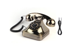 Aetheria telefone Antigo Bronze Vintage Wx 3011 com Armazenamento de Números para Casa e Escritório
