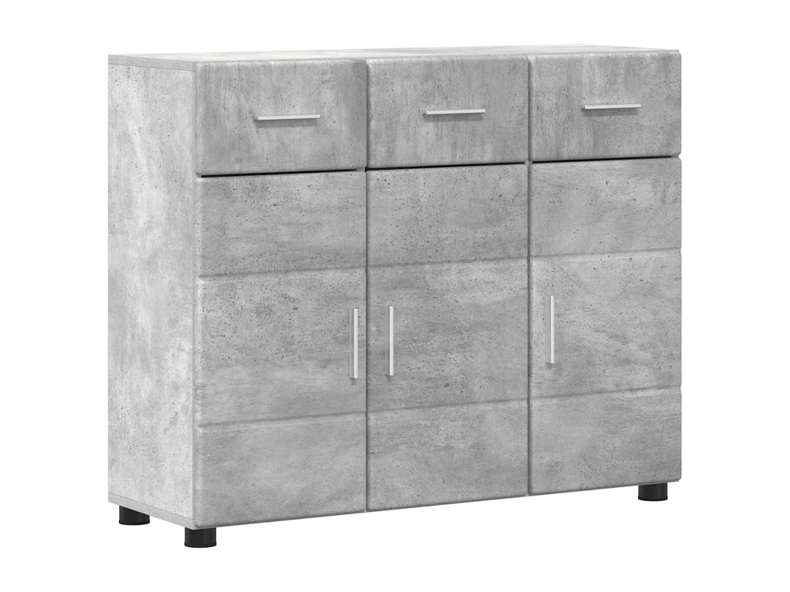 Aparador | Buffet Florin Cinzento 88,5 X 30,5 X 73 Cm Madeira Processada