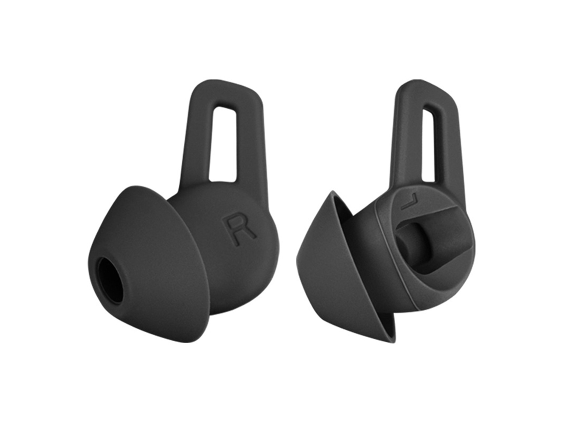 Suportes De Ouvido Zruxe Para Huawei Freelace Pro Silicon Antiderrapante (fixação Precisa, Desporto, Preto, L)