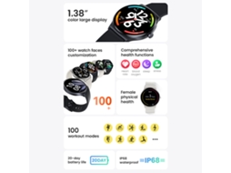 Haylou Solar Lite Tela Hd De 1,38 Polegadas Smartwatch Com Chamada Bt Rastreador De Atividade Física Monitor De Sono