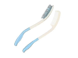 Conjunto De Pente E Escova De Cabelo Com Cabo Longo