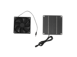 Conjunto de Ventilador Solar com Painel de Silício Monocristalino 2200rpm | S/MARCA