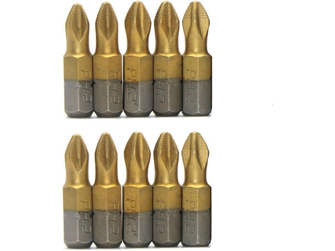 Conjunto De Bits Chave Impacto Phillips Magnéticos Supertool 1/4''