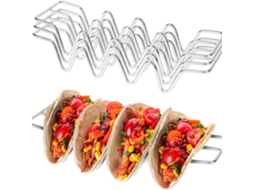 Bandejas de Aço Inoxidável para Tacos 4 unidades STELASPLEN