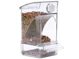 Acessórios para Gaiola: Alimentador Automático para Periquitos, Canários, Calopsitas e Canários. Recipiente À Prova de Respingos para Ração AQUAFORGE
