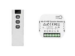Interruptor De Persiana De Rolo Tuya Smart Life Wifi 433 Mhz Com Controle Remoto Rf Para Controle De Persianas Elétricas, 1rc 1re Slowmoose