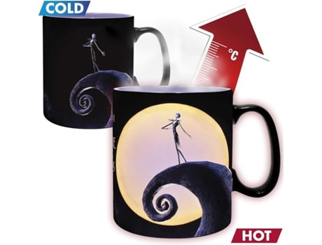 Caneca Térmica Jack & Lua Estranho Mundo de Jack Disney 460 Ml ABYSTYLE