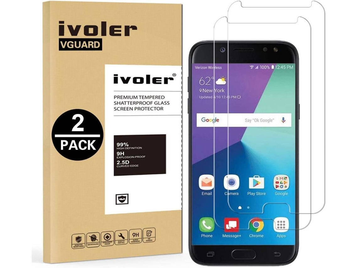 2x Película Vidro Temperado Samsung Galaxy J7 2017 HONGWE.