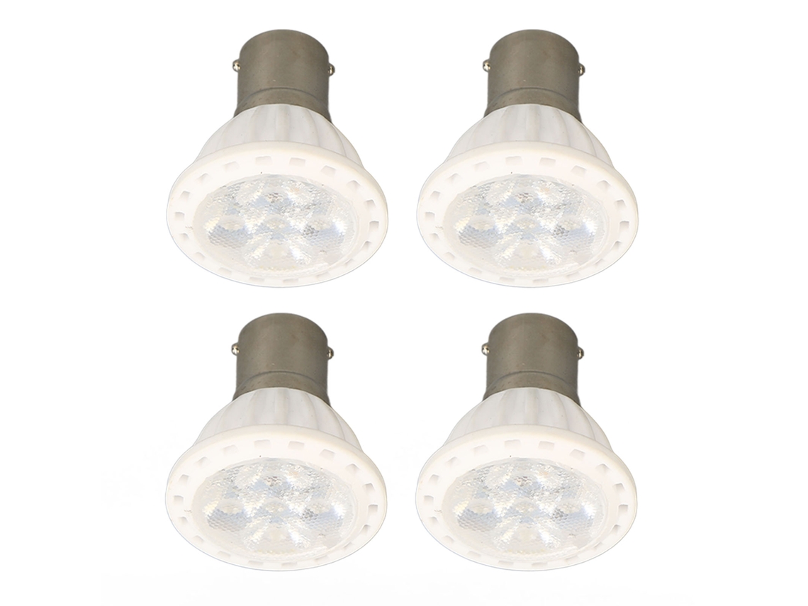2026 4pcs Lâmpada Led para Elevador Ba15s Ac Dc 12v 360lm Economia de Energia Substituto de Lâmpada de Halogênio Luz Quente
