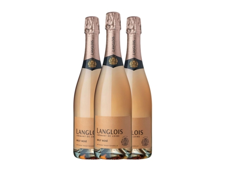Espumante rosé CHÂTEAU LANGLOIS Rosé Brut Crémant de Loire (0.75 L - 3 Unidades)