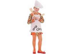 Fato de Menina DISFRAZZES Cozinheira Big Chef (Tam: 11 a 13 anos)