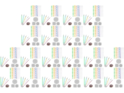 Kit com 320 Peças de Ferramentas para Pontilhismo de Mandala, Incluindo Estênceis para Pintura em Pedras e Escultura em Argila. SFUSHOS