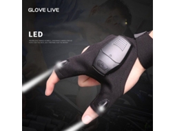 Luvas LED Recarregáveis para Pesca e Camping | S/MARCA