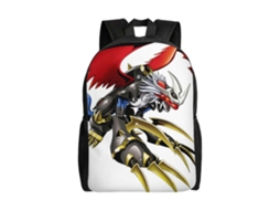 Mochila De Estudante Digimon R210, Leve E Estilosa, À Prova Dágua E Com Alça De Ombro Ajustável. Olysi Shop