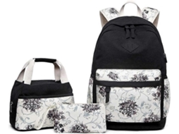 Aoopoo Pacote Com 3 Mochilas Com Estampas De Animais, Mochila Escolar Primária, Mochila Para Estudantes Com Lancheira Olysi Shop
