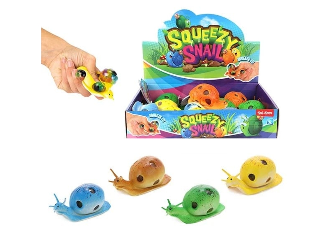 Brinquedo Antiestresse Toi Toys Em Formato De Caracol Com Bolinhas Conjunto De Bolas Antiestresse