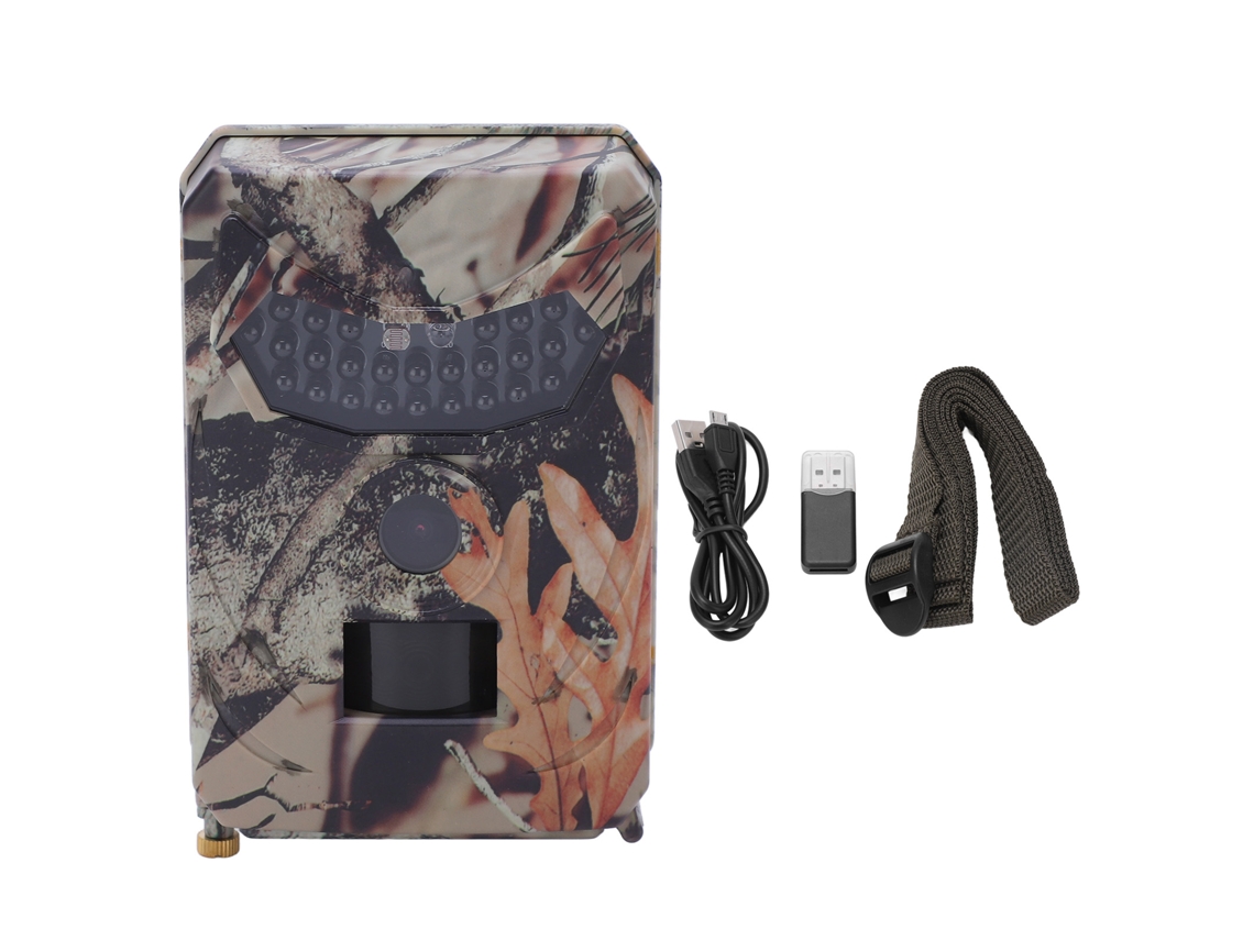 Câmera trail infravermelha HD 20MP IP56 à prova d'água vídeo 1080p para caça ao ar livre PR100 | S/MARCA