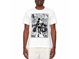 Rockinstone Rocky Movie '76 Collage White Adult T-shirt Size:xl