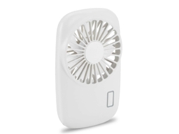 2023 - Mini Ventilador Portátil Potente, Pequeno, Com Velocidade Ajustável, Recarregável Por Usb, Branco