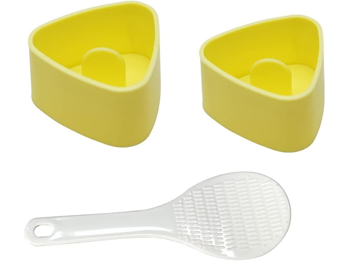 Kit Para Fazer Sushi Triangular Com Colher De Arroz, Molde Para Onigiri, Molde Para Fazer Bolinhos De Arroz E Bento