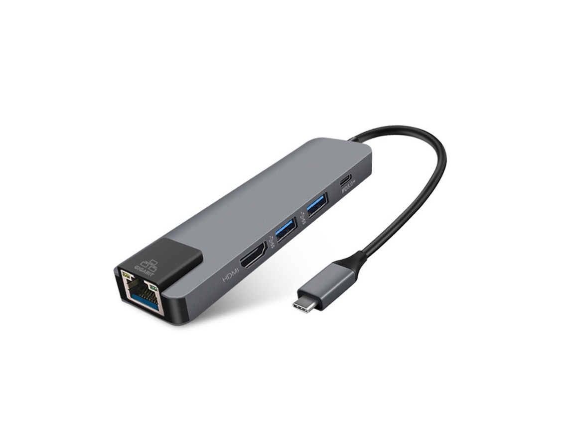 Splitter LAXISCREED Usb c Hdmi Placa de Rede