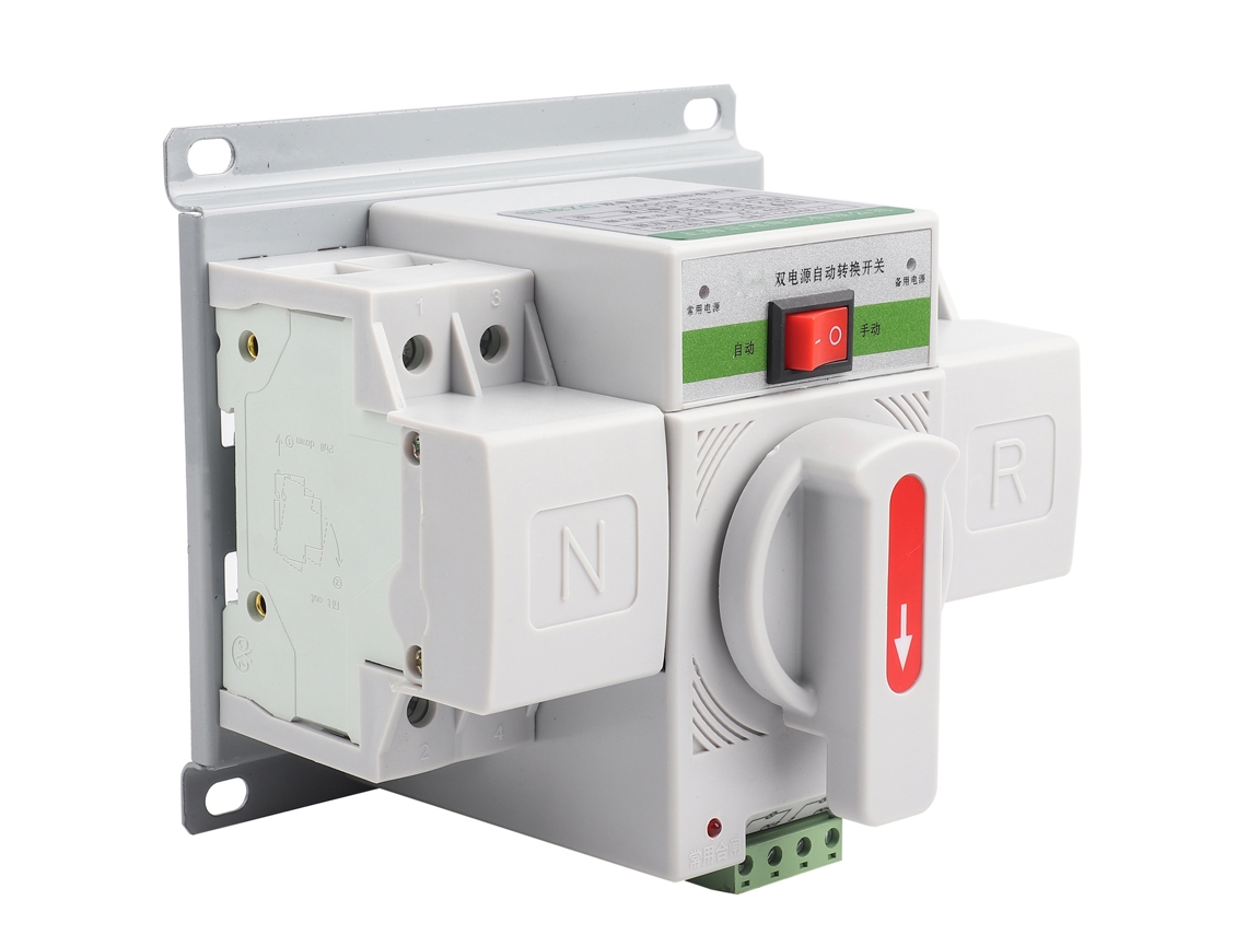 Laxiscreed Interruptor Automático Monofásico 63a 2p Para Dupla Alimentação E Comutação Automática