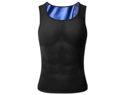Colete Compressivo Para Homem Com Efeito Slimming Imediato - Molda Torso, Barriga E Peito - Confortável E Durável Preto