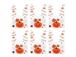20 Unidades De Sacos Plásticos Criativos Para Decorações De Halloween Allinless